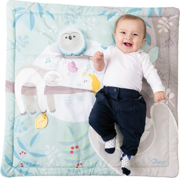 Игровой коврик Chicco 2-в-1 Игровой коврик с электронной панелью, светом и звуками