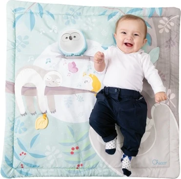 Игровой коврик Chicco 2-в-1 Игровой коврик с электронной панелью, светом и звуками