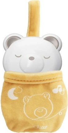 Игрушка для малышей Chicco 2в1 Медвежонок День и Ночь Погремушка