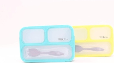 Ланчбокс Bbluv Bento Зеленый Прямоугольный