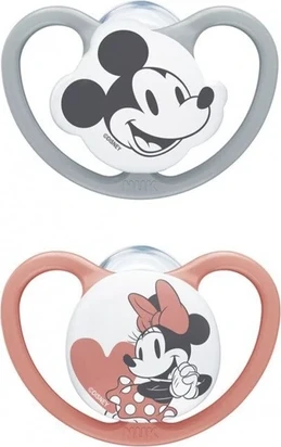 Пустышка Nuk Disney Baby Space 2 силиконовые пустышки
