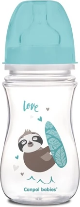 Bottle Canpol Babies Exotic Animals Easy Start Anticolic Bottle Blue 3m 240ml