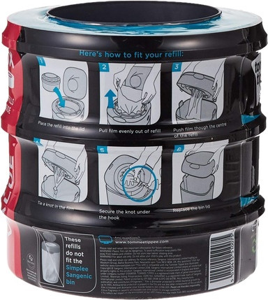 Sangenic Tec Refill Cassettes - Набор из 3 штук Tommee Tippee