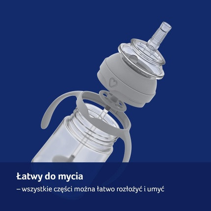 Lovi Поильник-непроливайка Стакан «Мишка» 150 мл