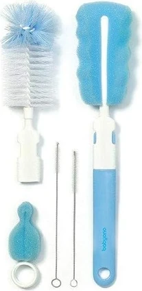 Bottle and Teat Brushes with Removable Handle Babyono