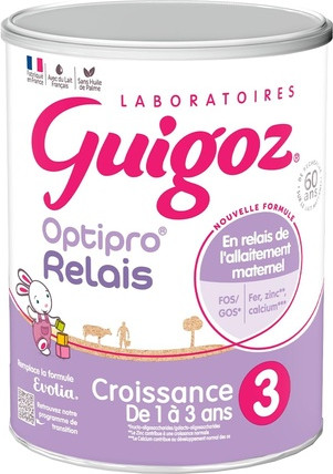 Growth Milk Guigoz Optipro Relais 3rd Age