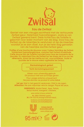 Туалетная вода Zwitsal Eau De Zwitsal Набор