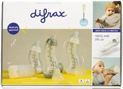 Стартовый набор Difrax с ершиком для бутылочек