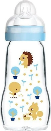 Стеклянная детская бутылочка MamaJeans