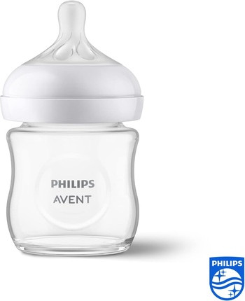 Bottle Philips Natural Glass Bottle with Responsive Dummy 120ml