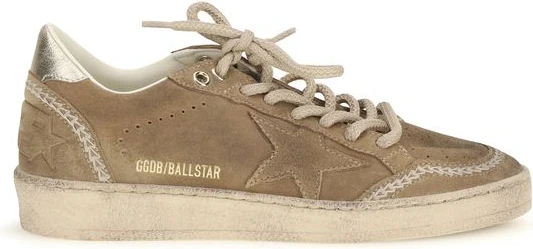 Athletic Sneakers Golden Goose Beige Calf Leather Bos Taurus