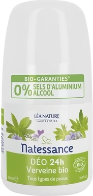 Deodorant Natessance Organic Verbena 24h