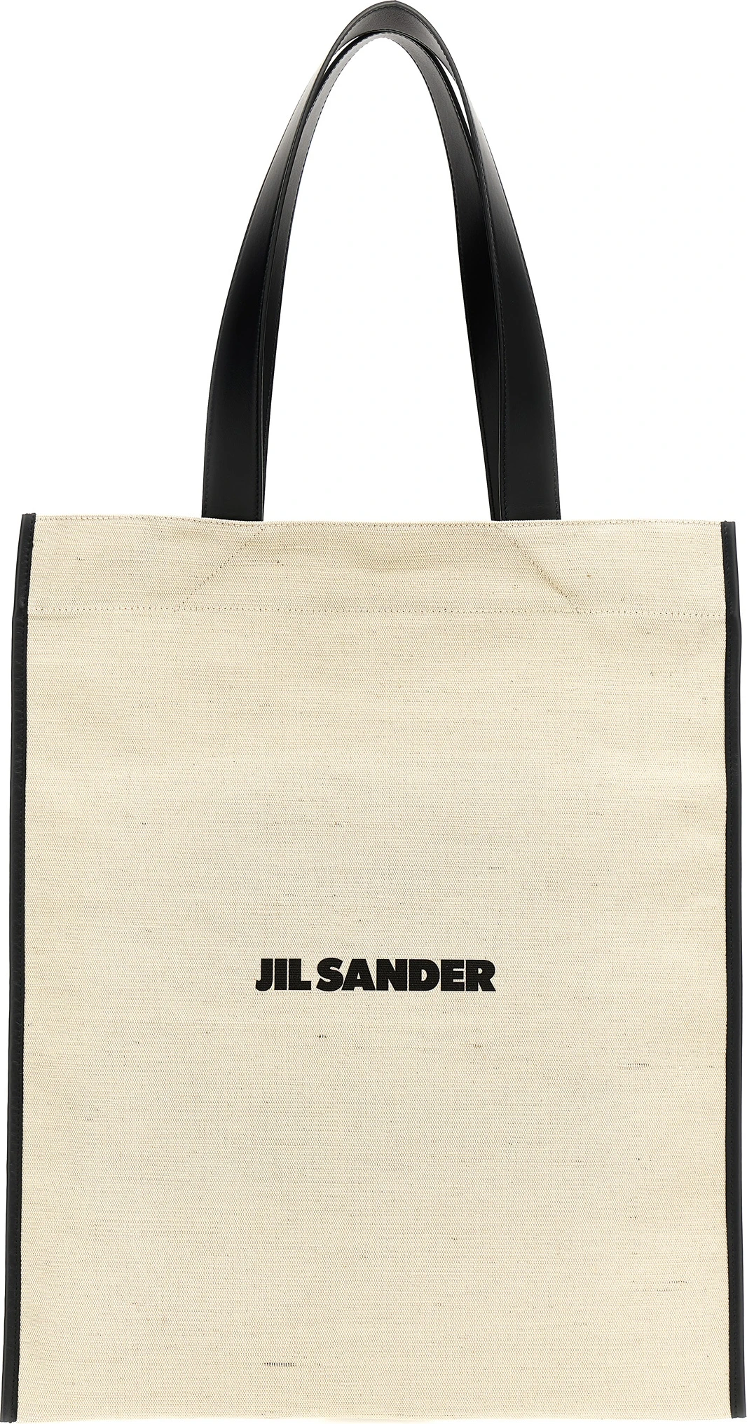 Shopping bag Jil Sander Bicolor Jute Tote Bag