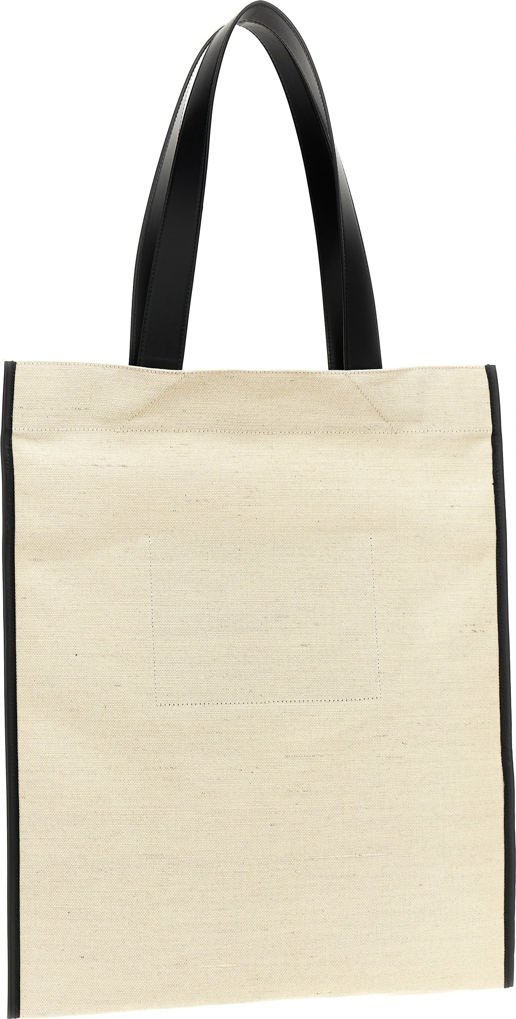 Shopping bag Jil Sander Bicolor Jute Tote Bag