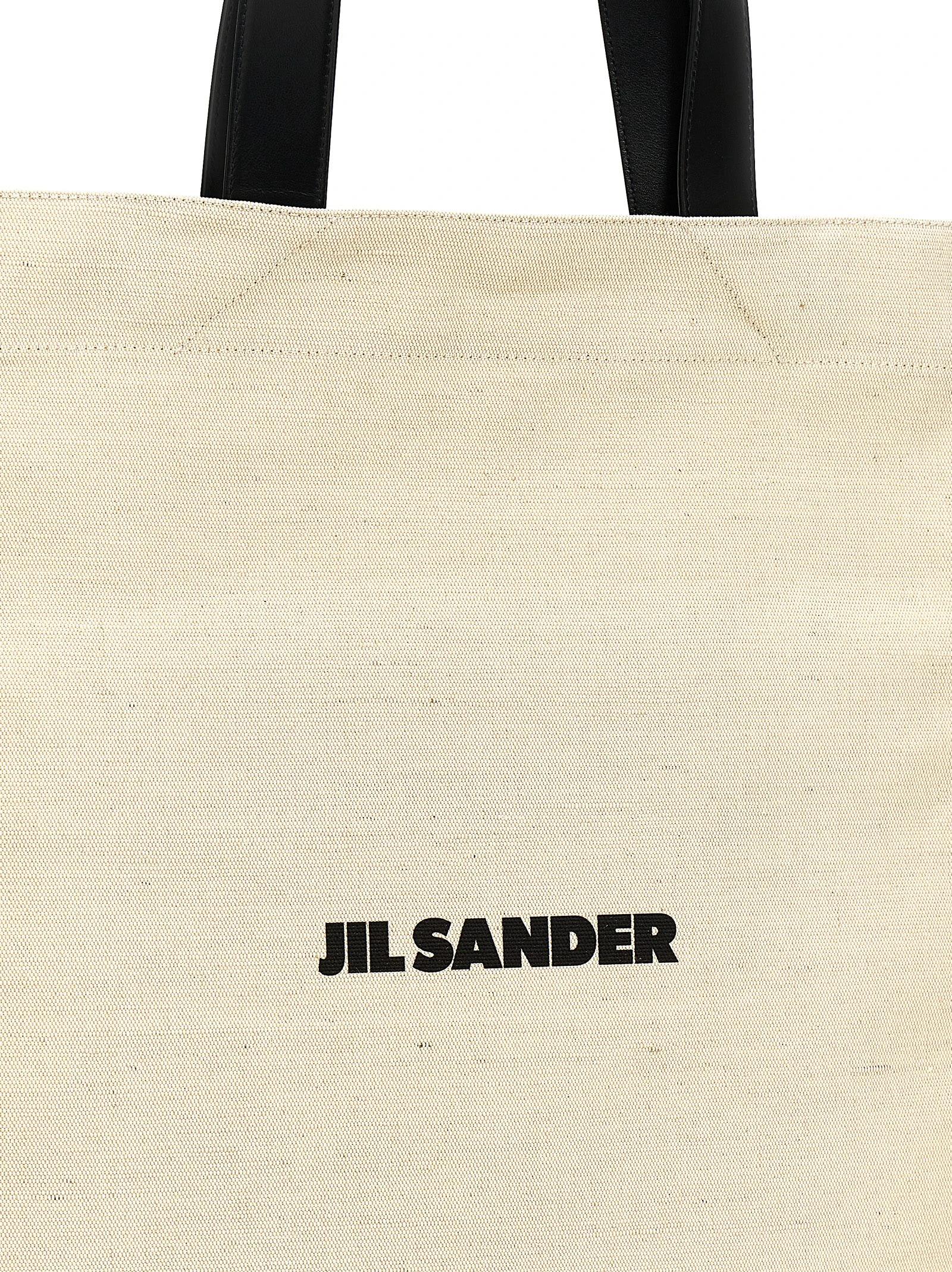 Shopping bag Jil Sander Bicolor Jute Tote Bag