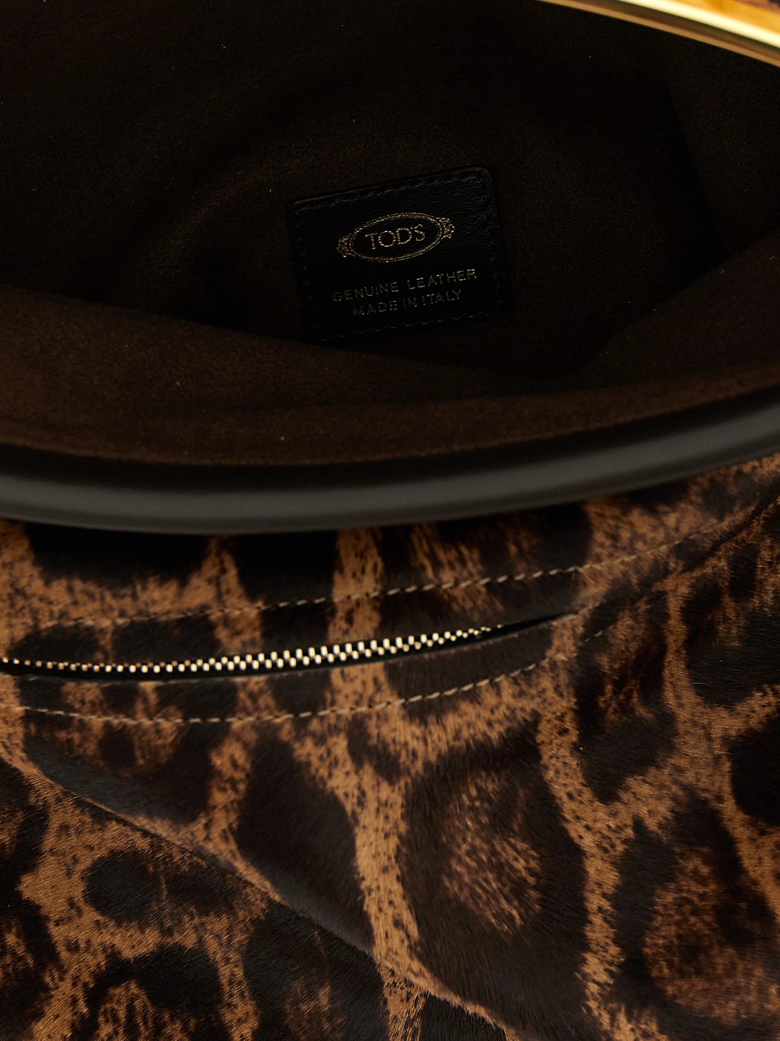 Shoulder Bag Tods Brown Calfskin Shoulder Bag
