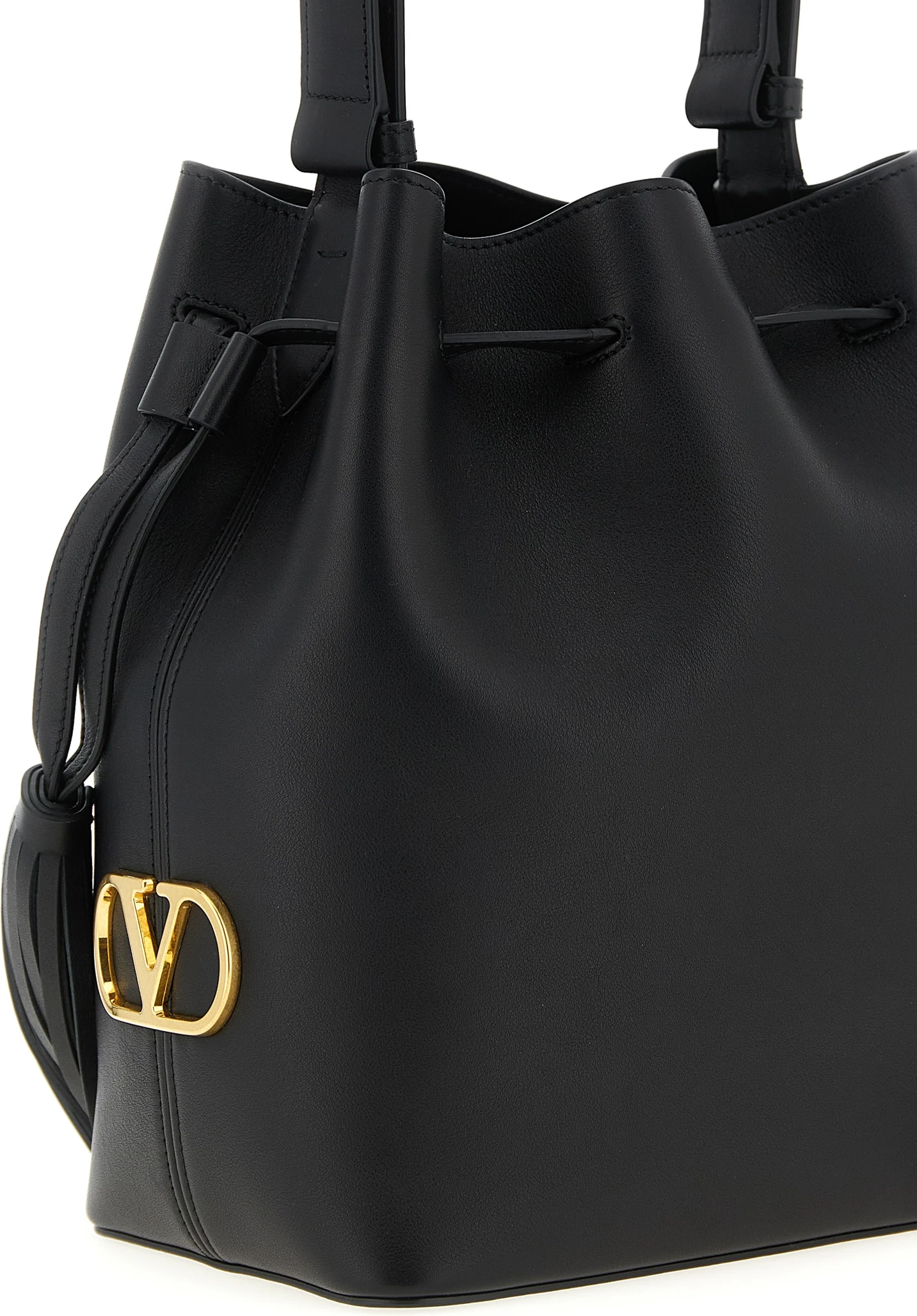 Black Calfskin Shoulder Bag Valentino Garavani