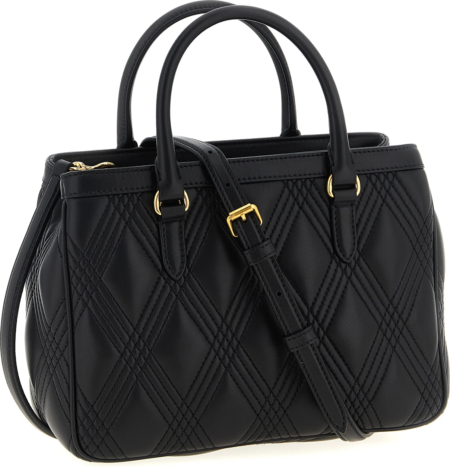 Handbag Valentino Garavani Black Lamb Leather
