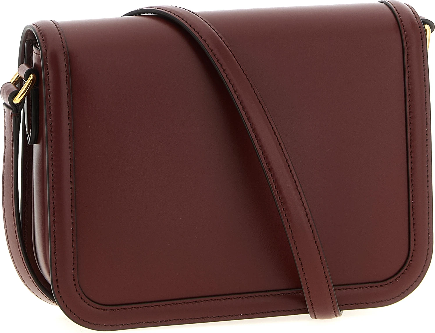 Bordeaux Calfskin Crossbody Bag Valentino Garavani