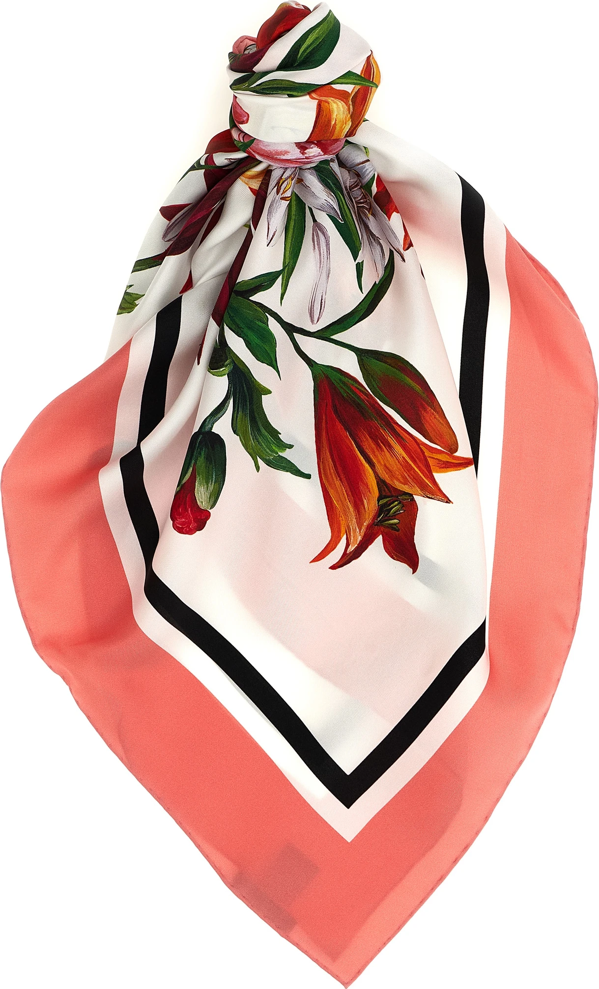 Scarf Dolce & Gabbana Multicolor Silk Foulard