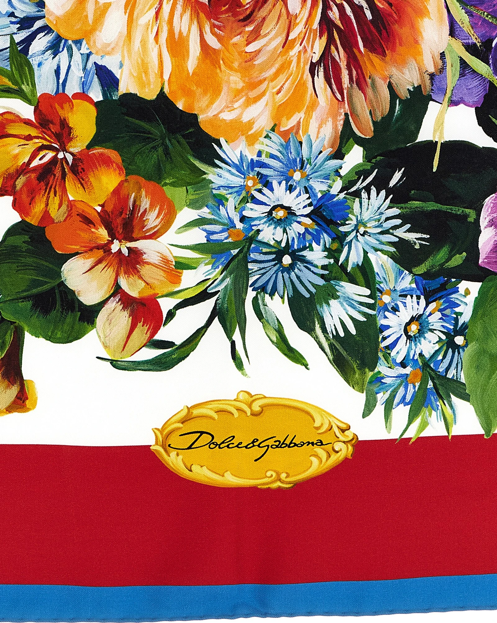Multicolor Silk Foulard Dolce & Gabbana
