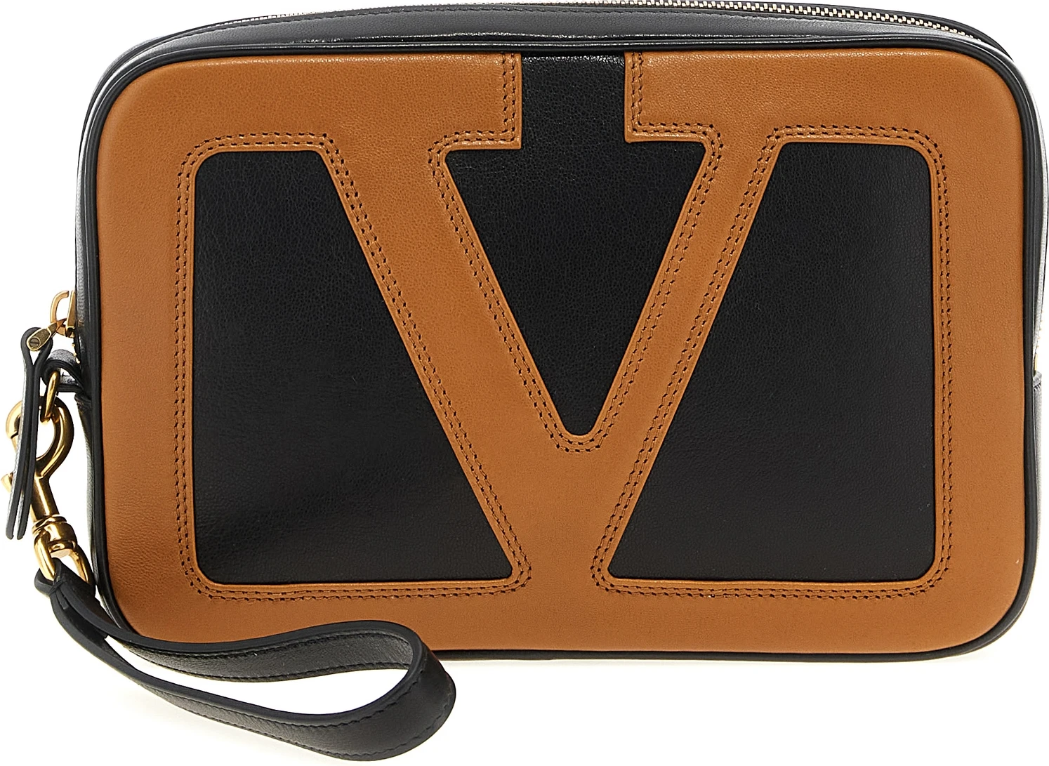 Clutch Bag Valentino Garavani Multicolor Lamb Leather