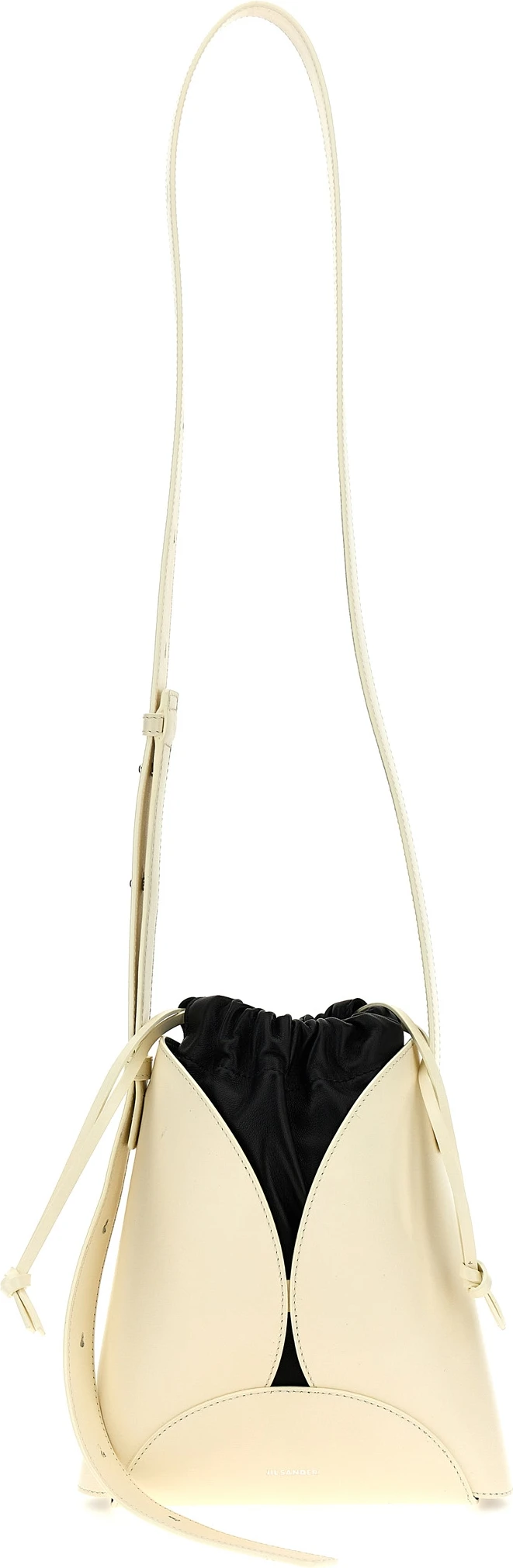 Crossbody Bag Jil Sander Beige Cowhide
