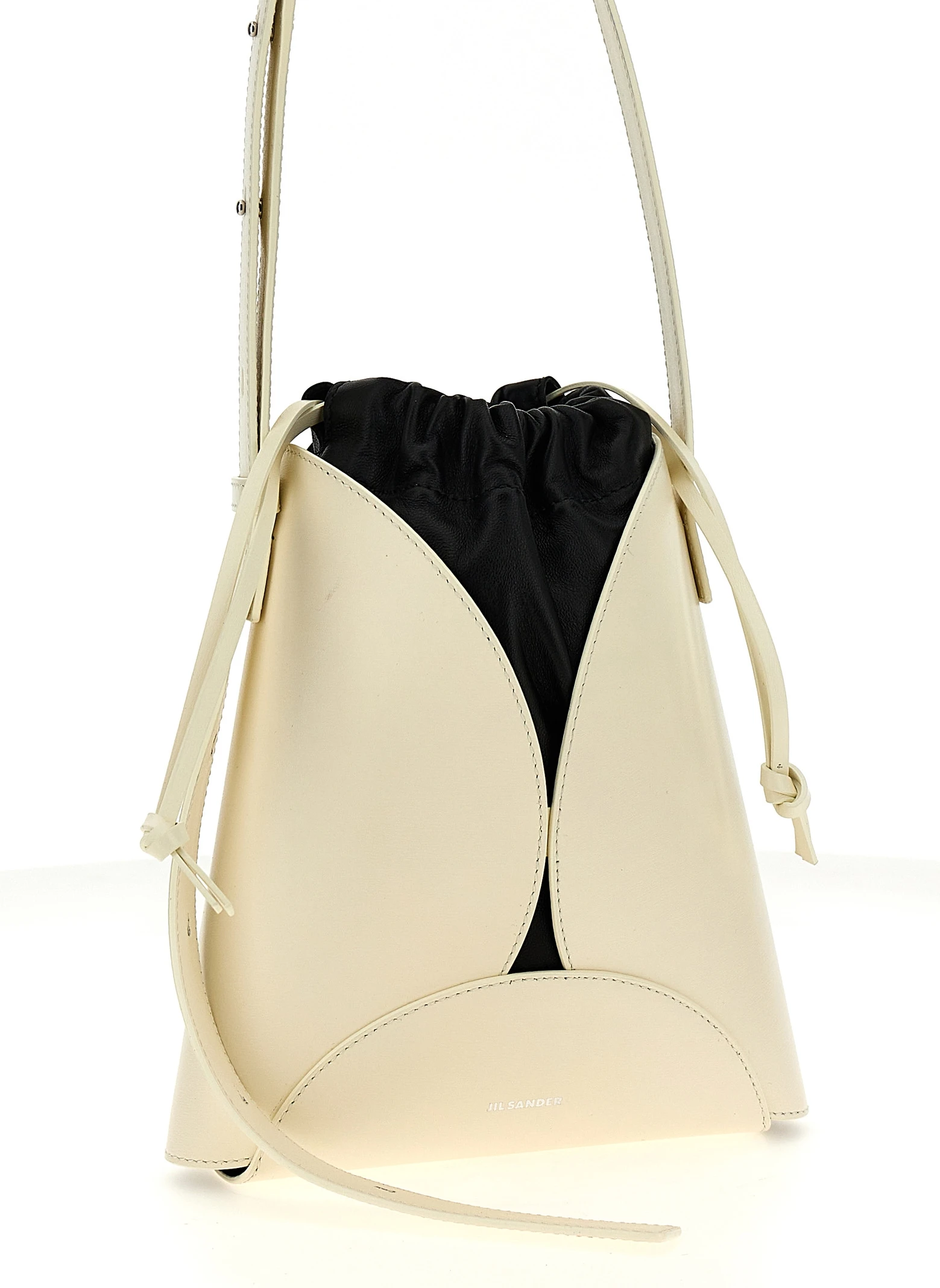 Crossbody Bag Jil Sander Beige Cowhide