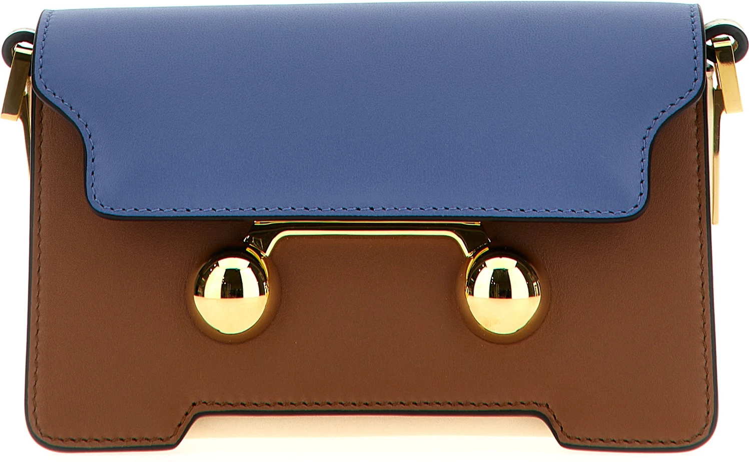 Multicolor Calfskin Shoulder Bag Marni