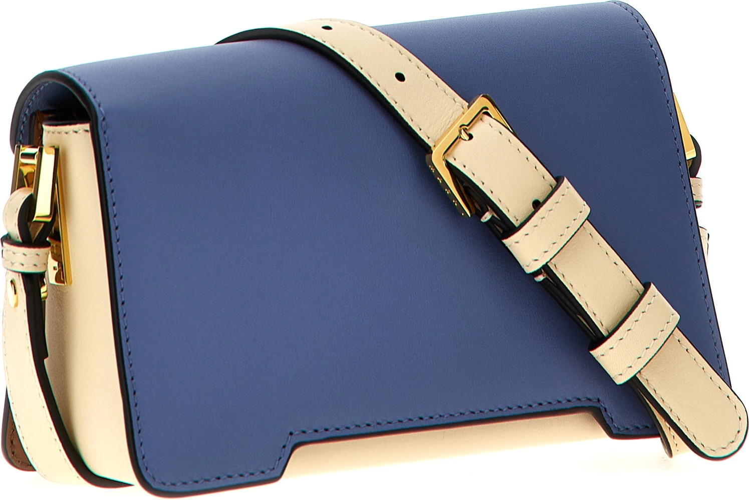 Multicolor Calfskin Shoulder Bag Marni