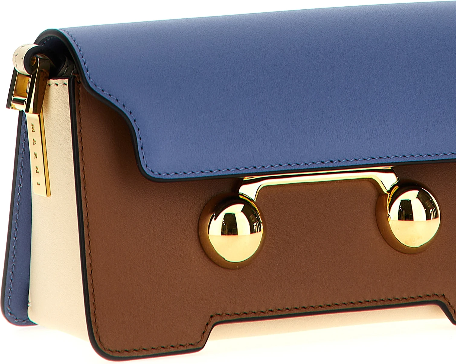 Multicolor Calfskin Shoulder Bag Marni