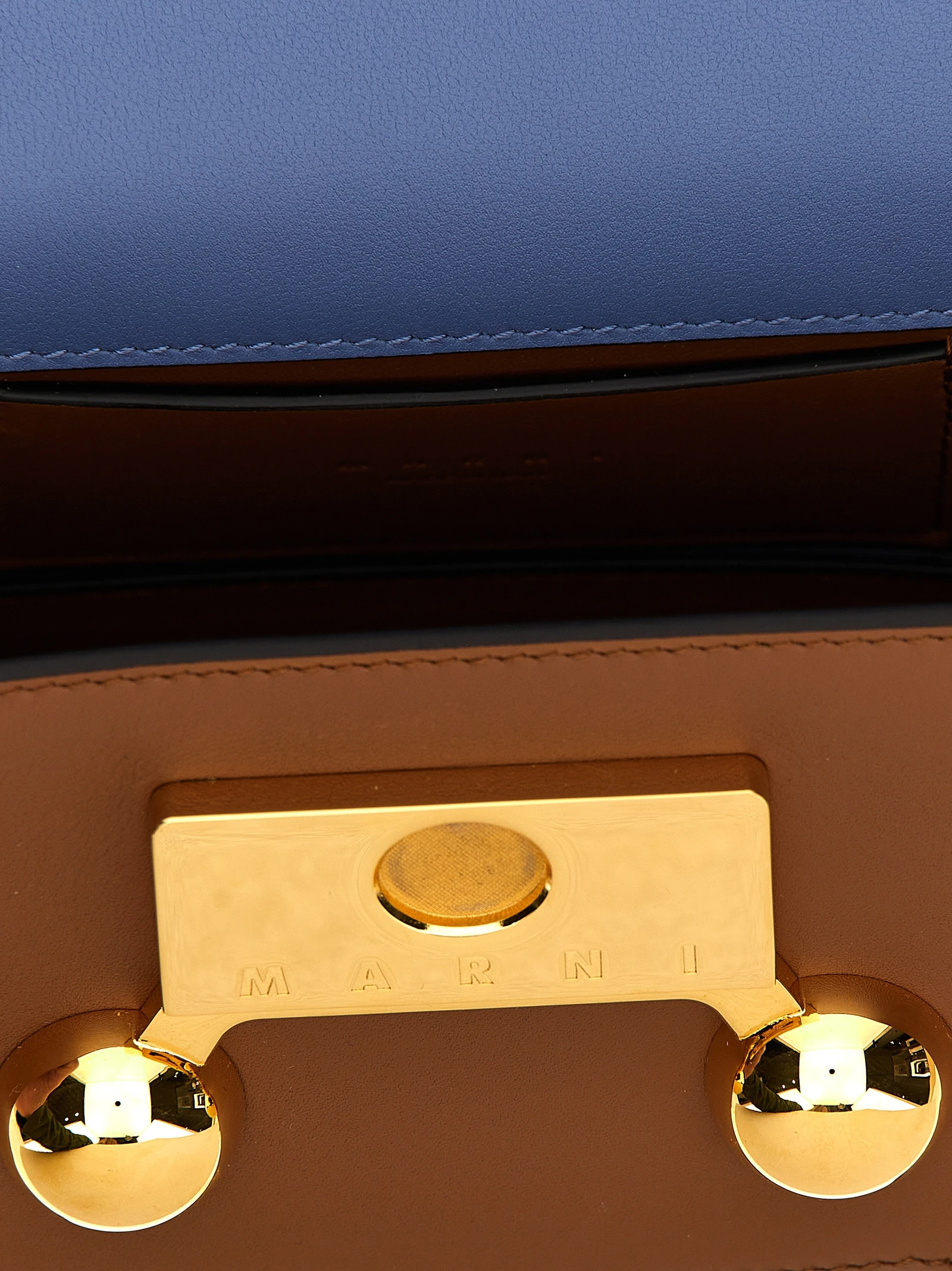 Multicolor Calfskin Shoulder Bag Marni