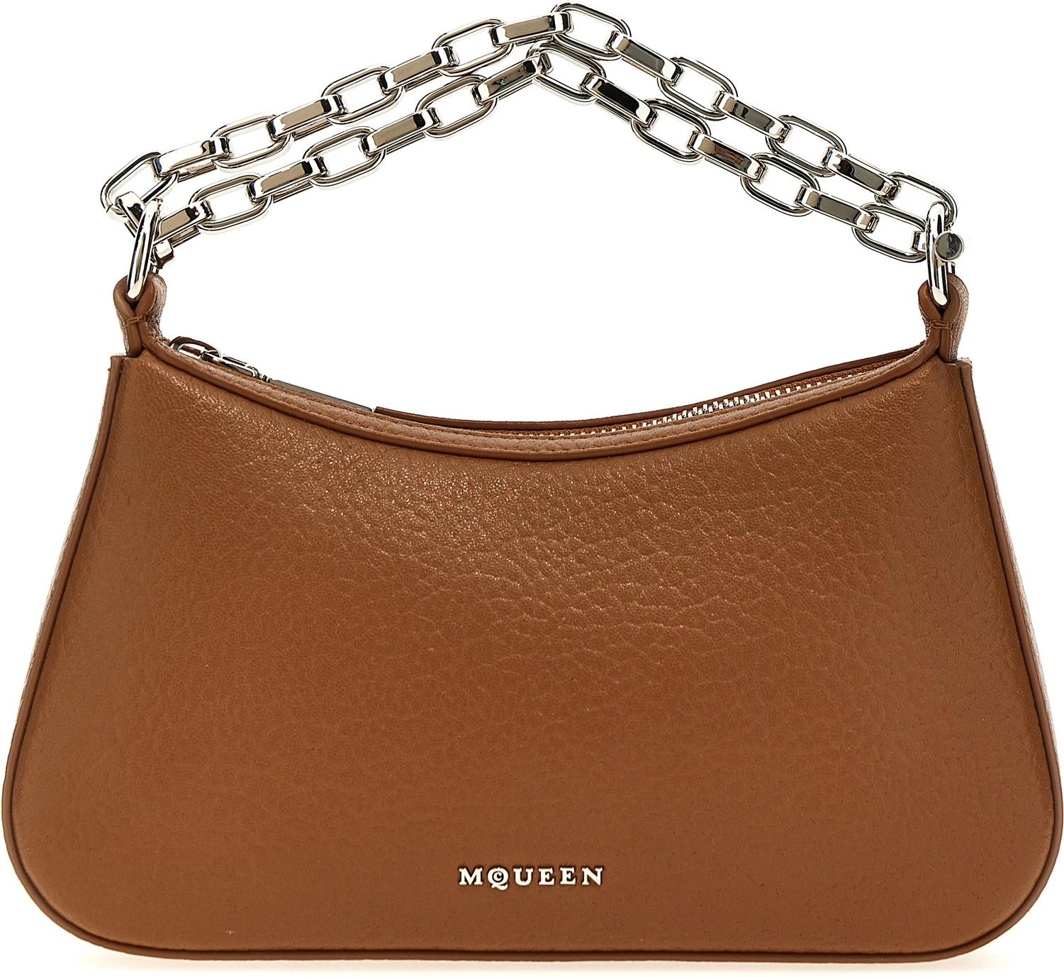 Brown Lamb Leather Handbag Alexander McQueen