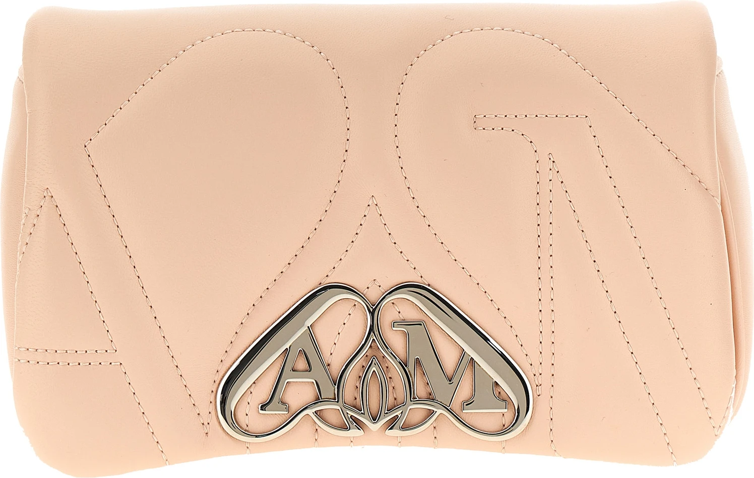Alexander McQueen Beige Lamb Leather Crossbody Bag