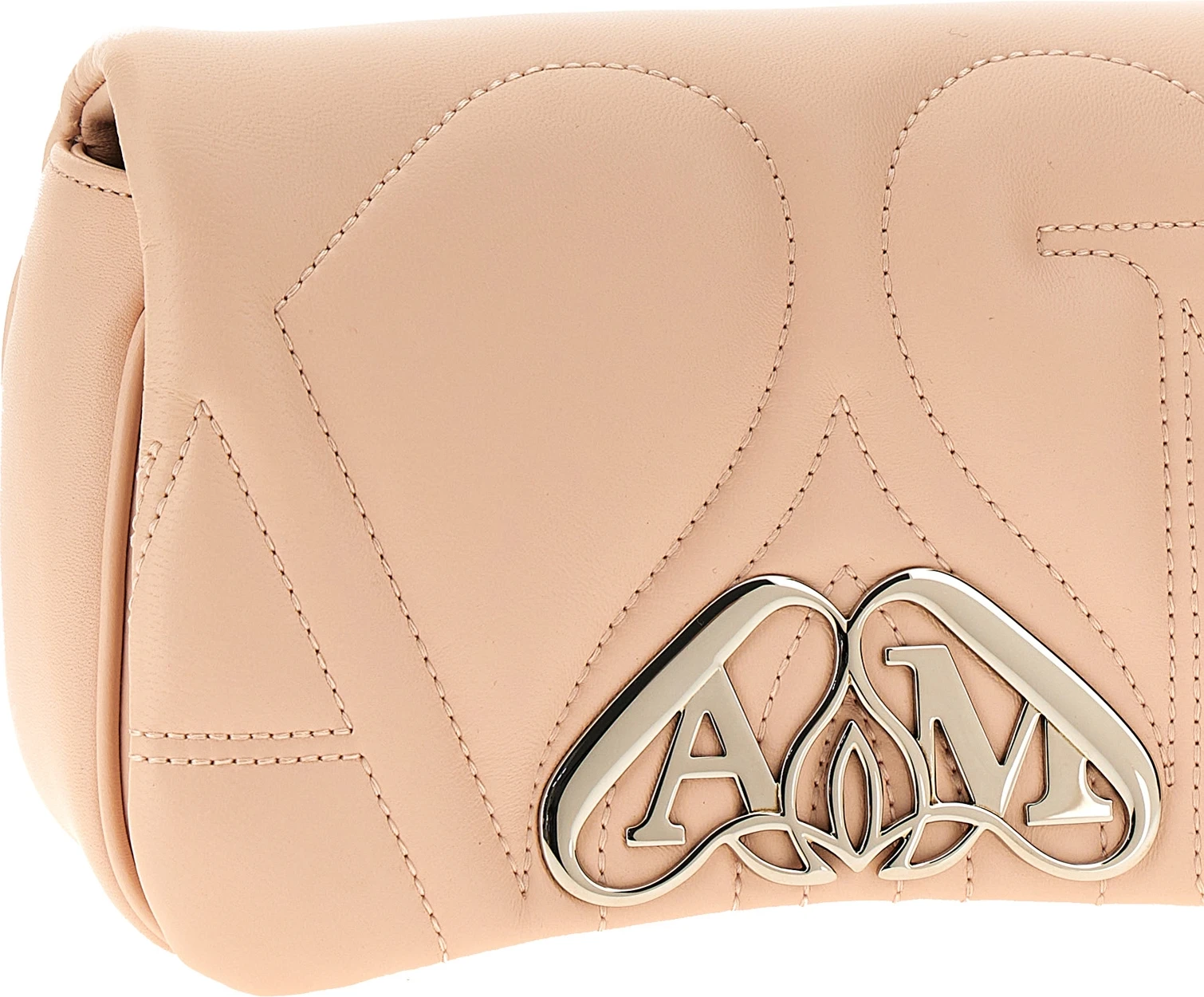 Alexander McQueen Beige Lamb Leather Crossbody Bag