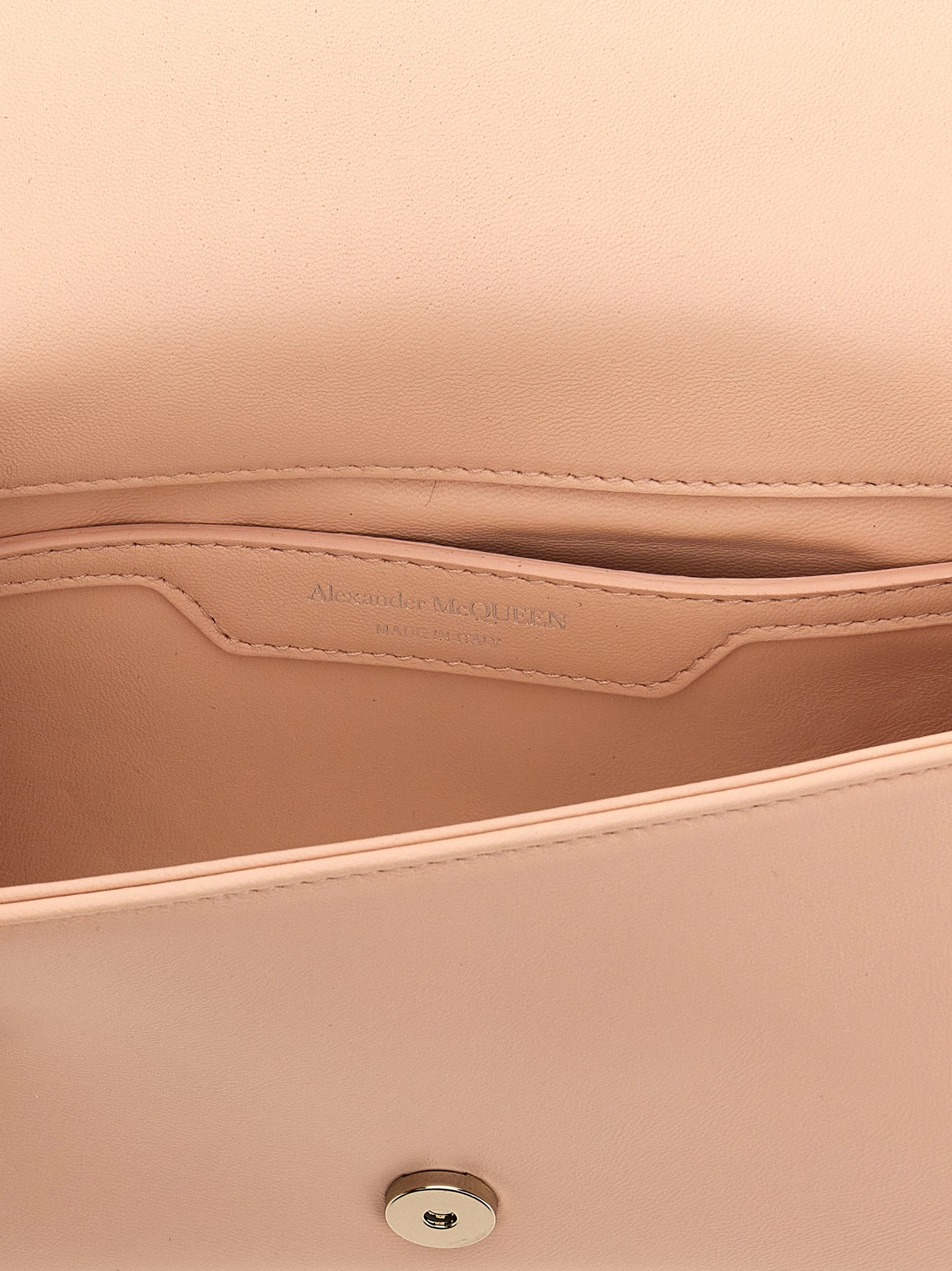Alexander McQueen Beige Lamb Leather Crossbody Bag