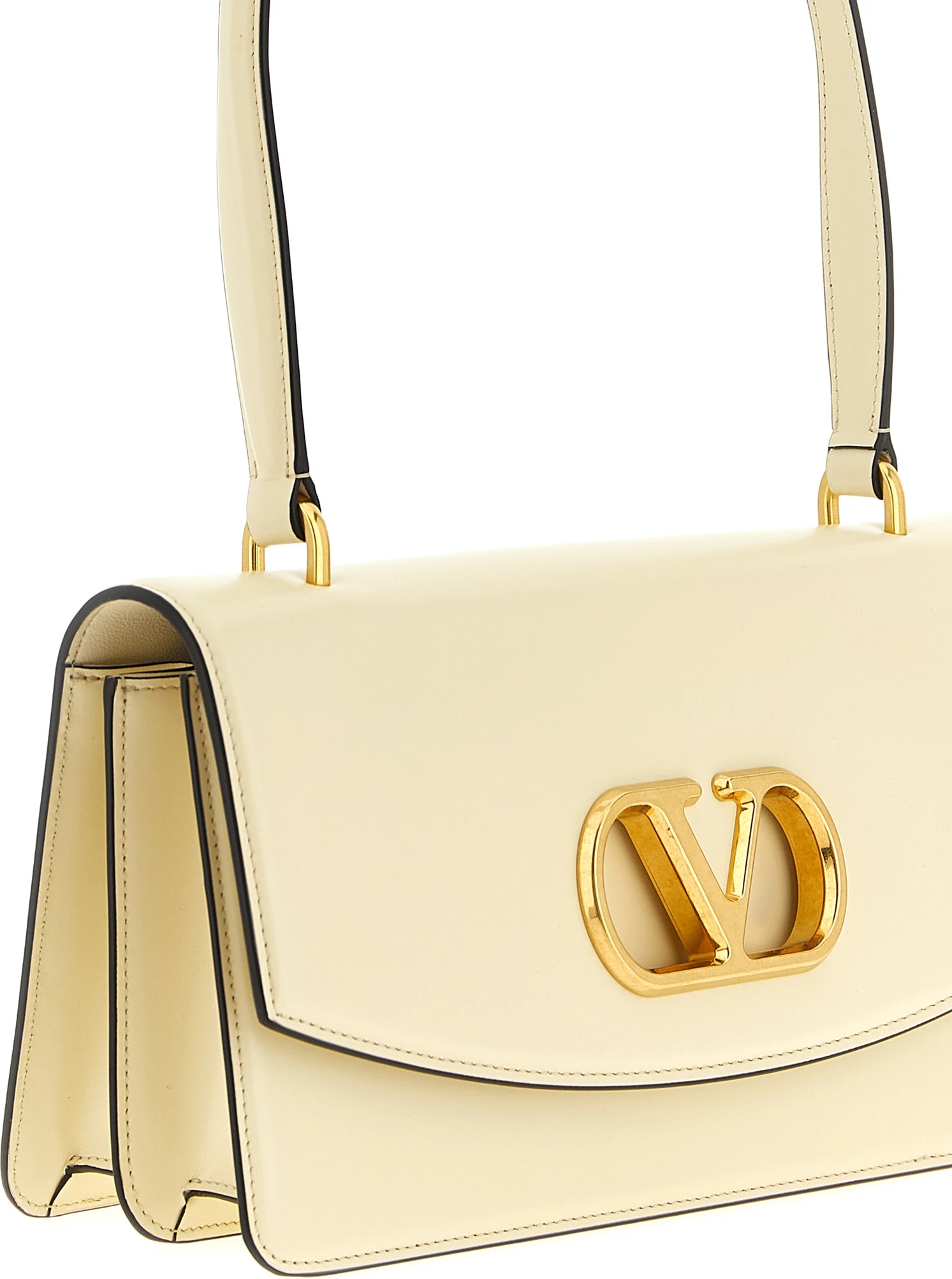 Shoulder Bag Valentino Garavani White Calfskin