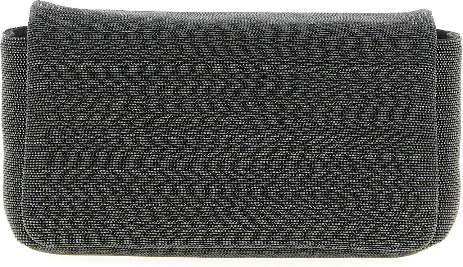 Black Leather Clutch Bag Brunello Cucinelli