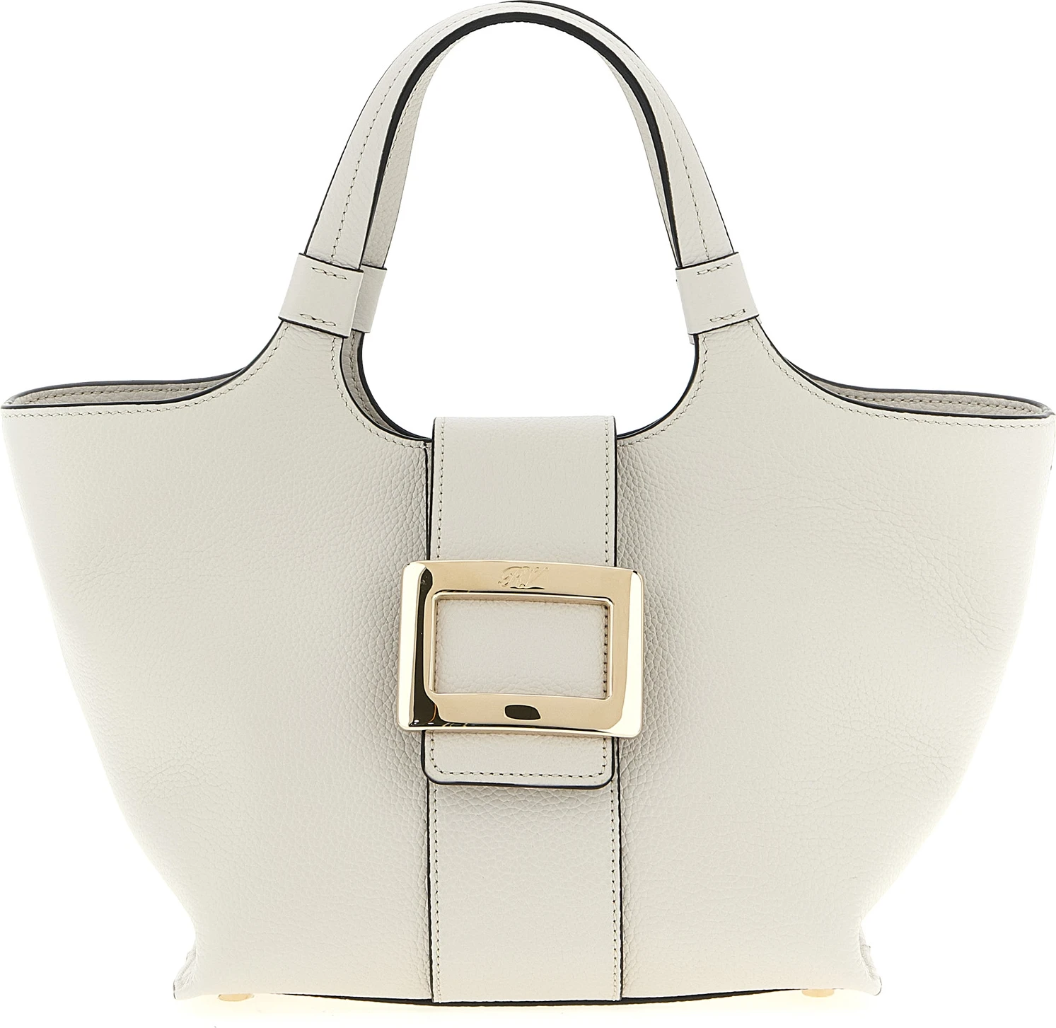 Tote Bag Roger Vivier Gray Calfskin