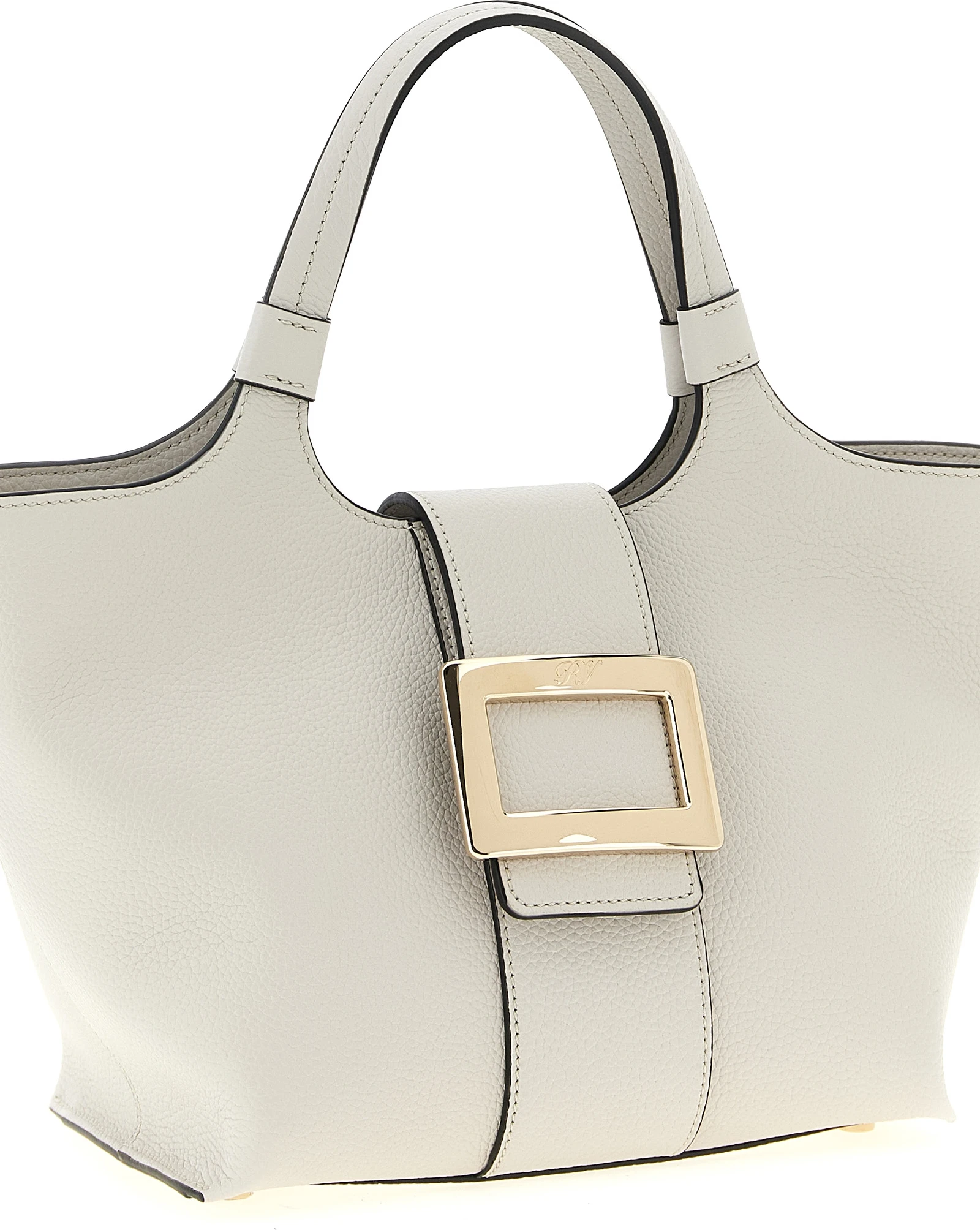 Tote Bag Roger Vivier Gray Calfskin
