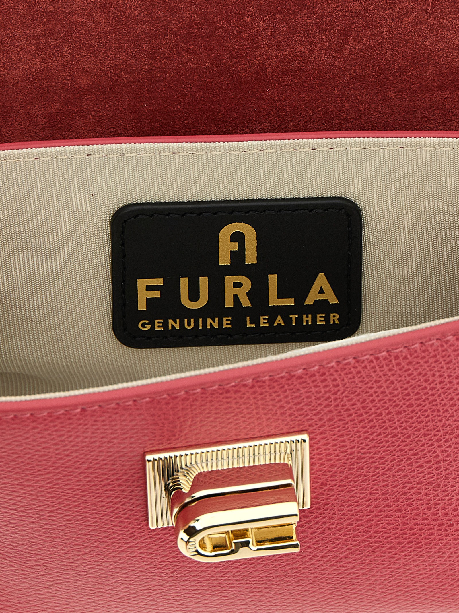 Сумка кросс-боди Furla Фуксия Из телячьей кожи