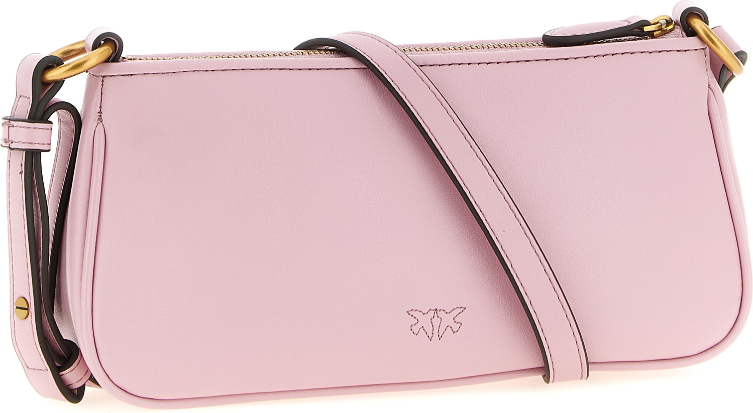 Сумка кросс-боди Pinko из кожи коровы, разноцветная