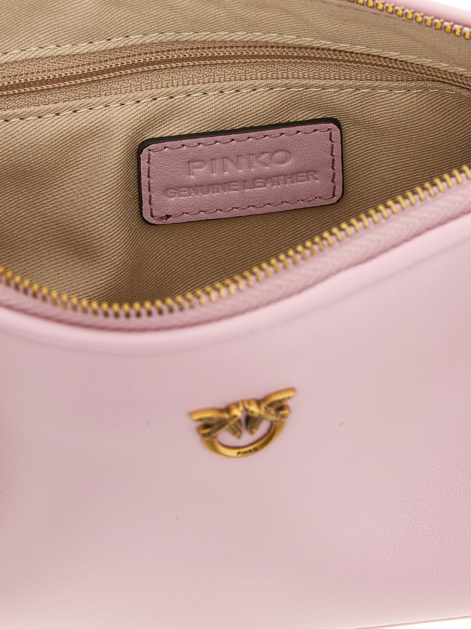 Сумка кросс-боди Pinko из кожи коровы, разноцветная