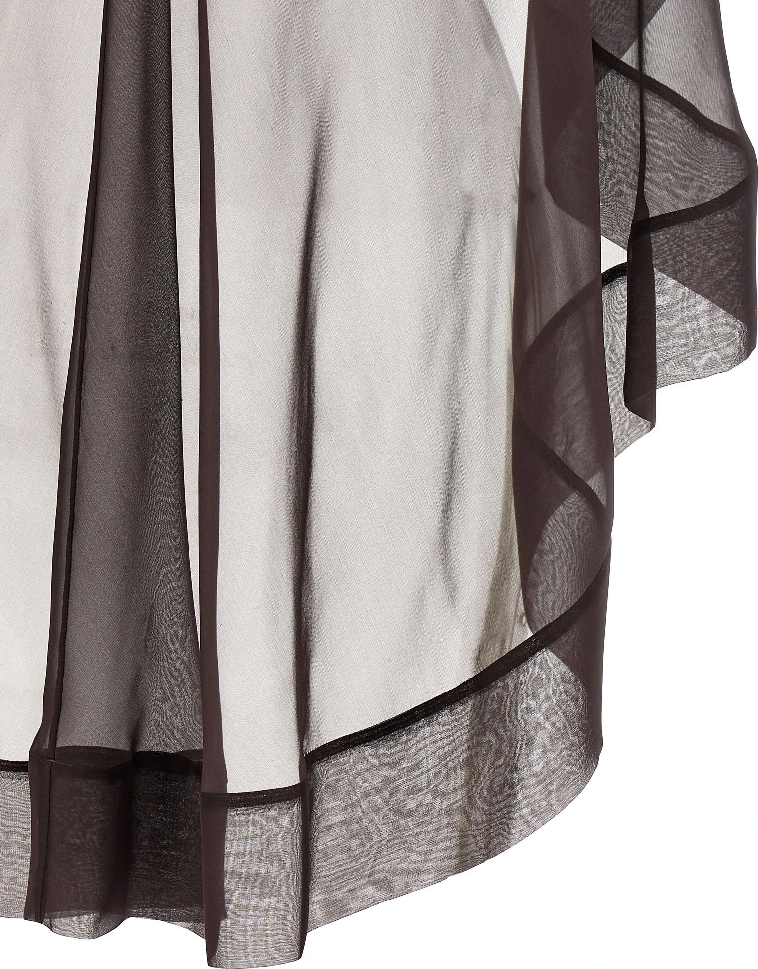 Brown Silk Scarf Alberta Ferretti