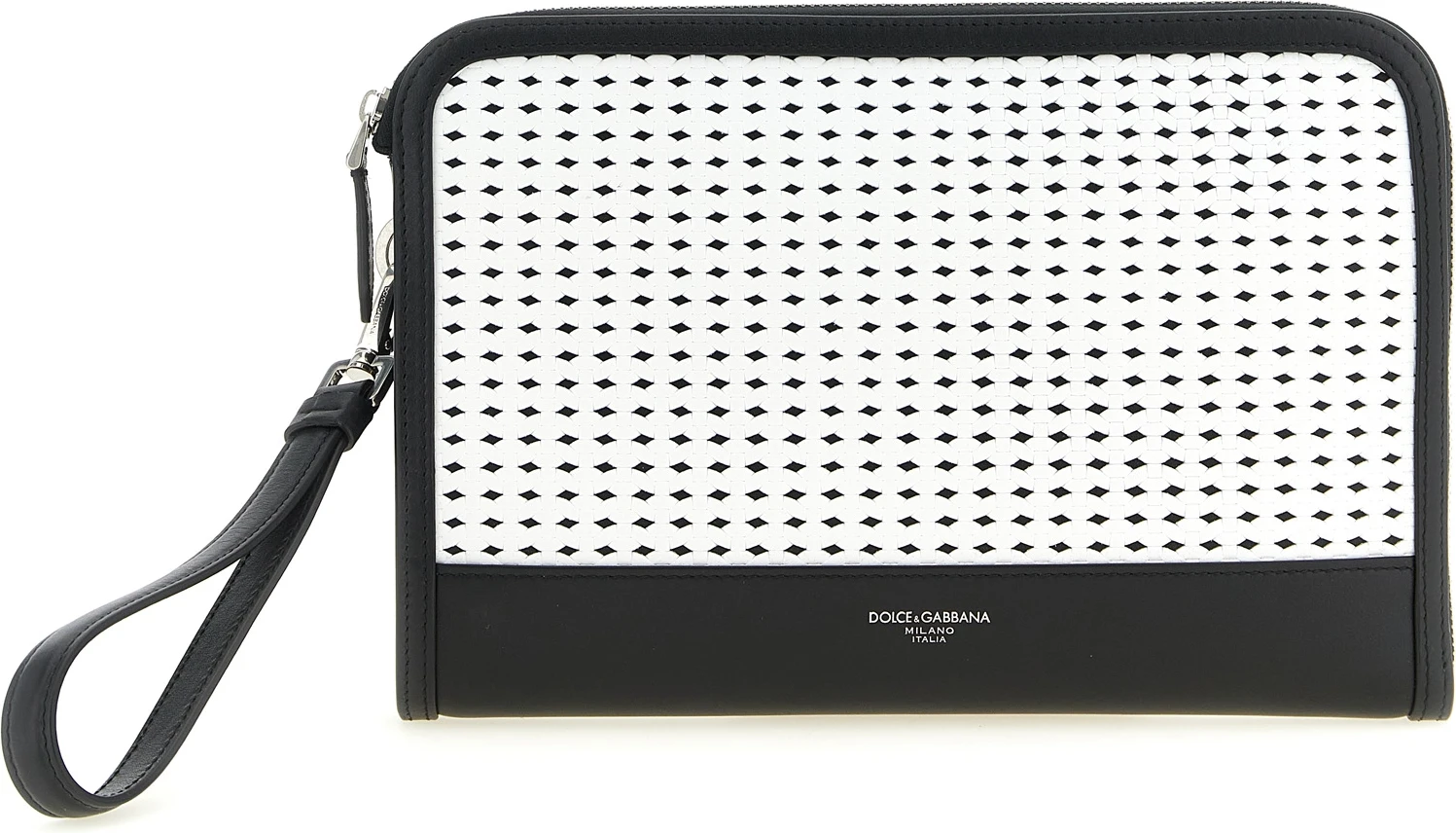 Clutch Bag Bicolor Calfskin Dolce & Gabbana Atene