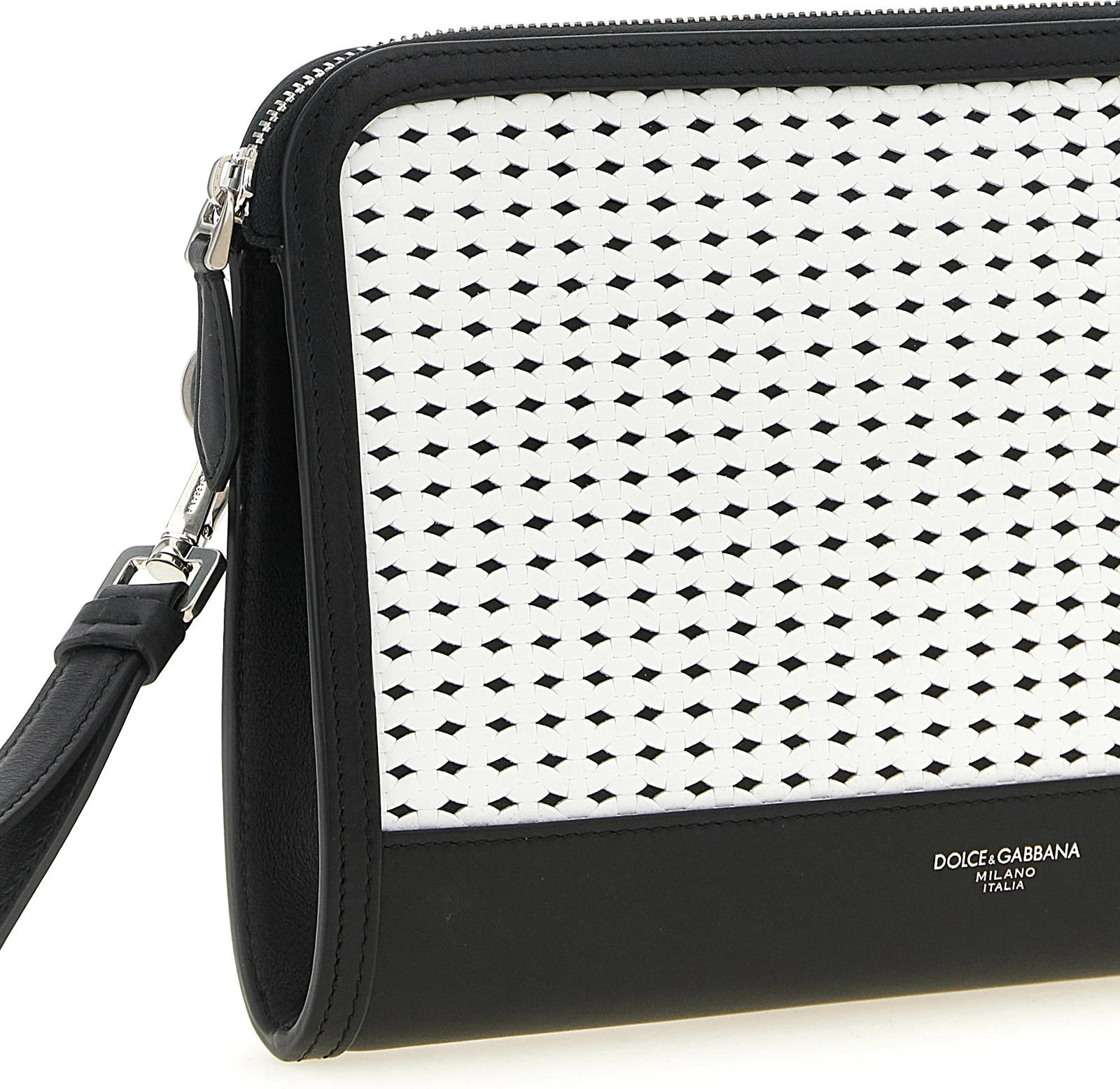 Clutch Bag Bicolor Calfskin Dolce & Gabbana Atene