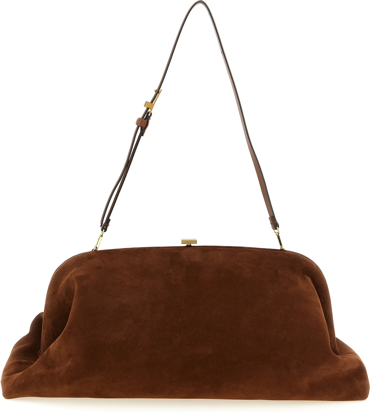 Clutch Bag Alberta Ferretti Maxi Suede Pouch