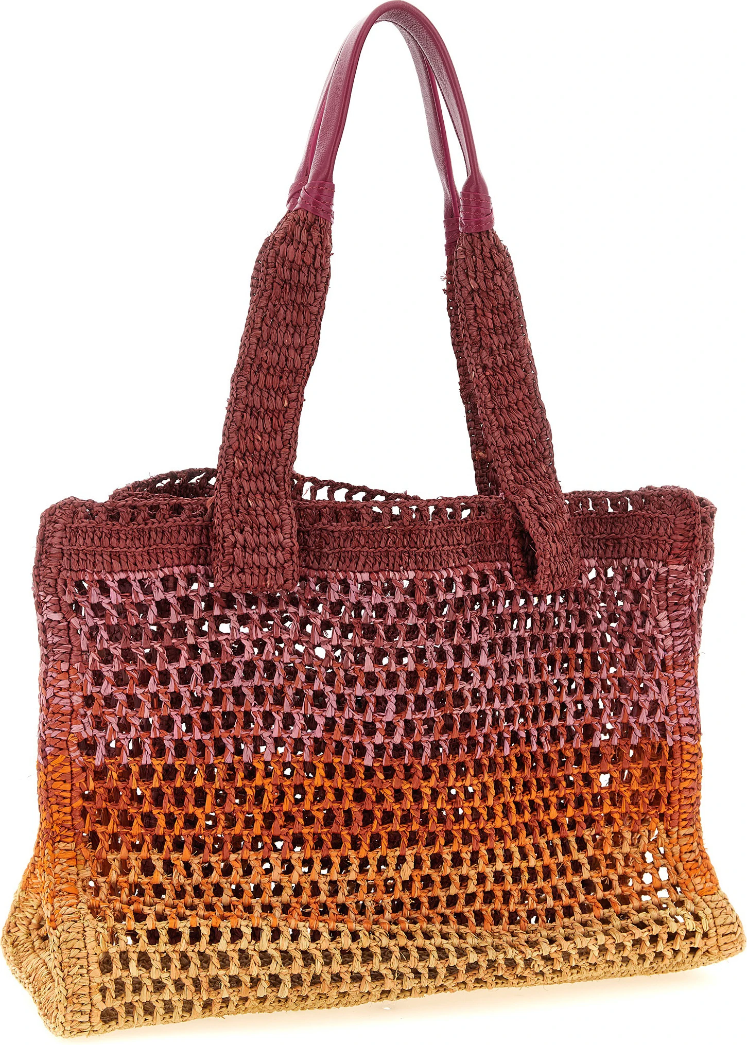 Tote Bag Chloe Multicolor Raffia Tote Bag