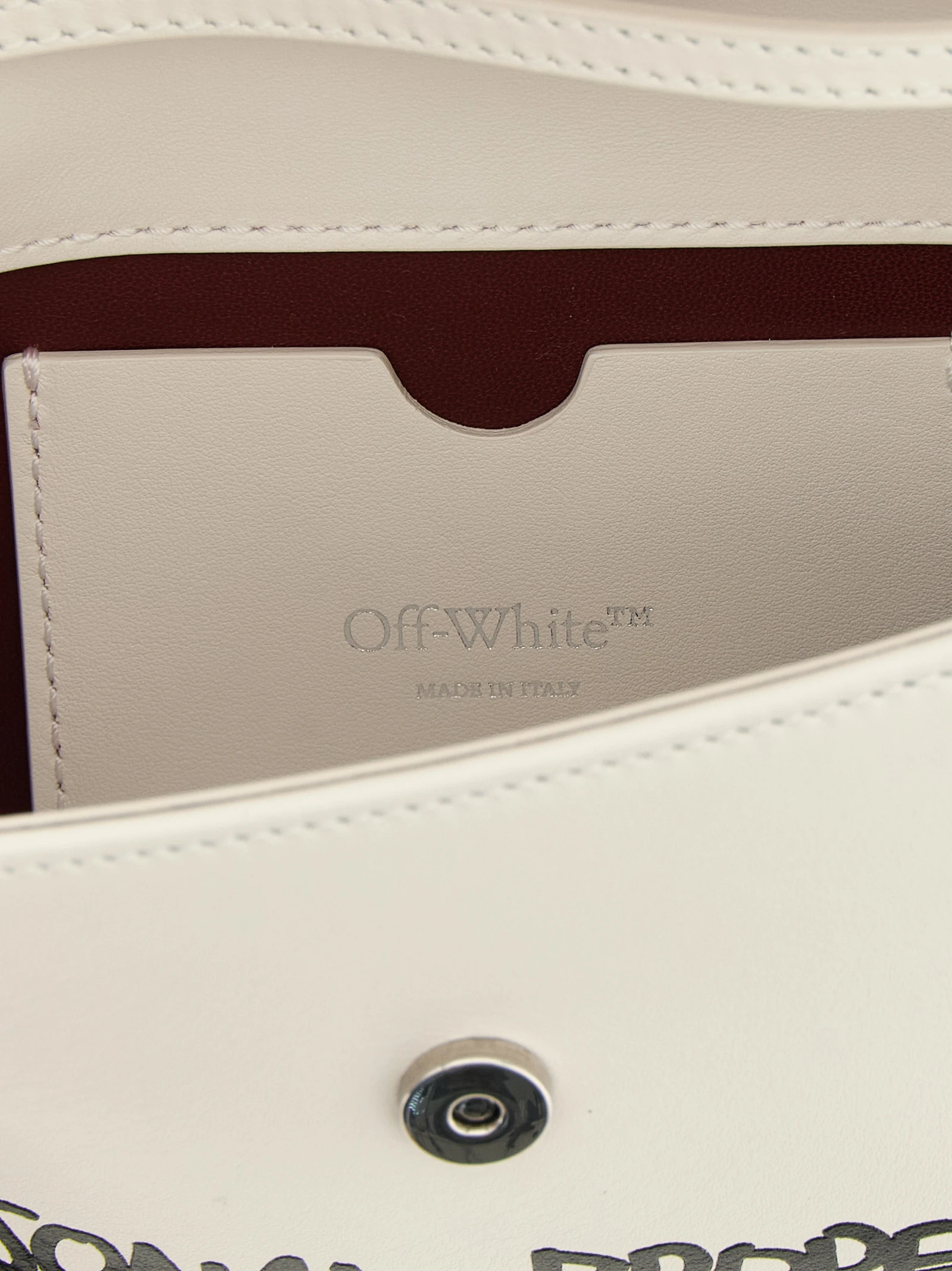 Shoulder Bag Off-White Lamb Leather