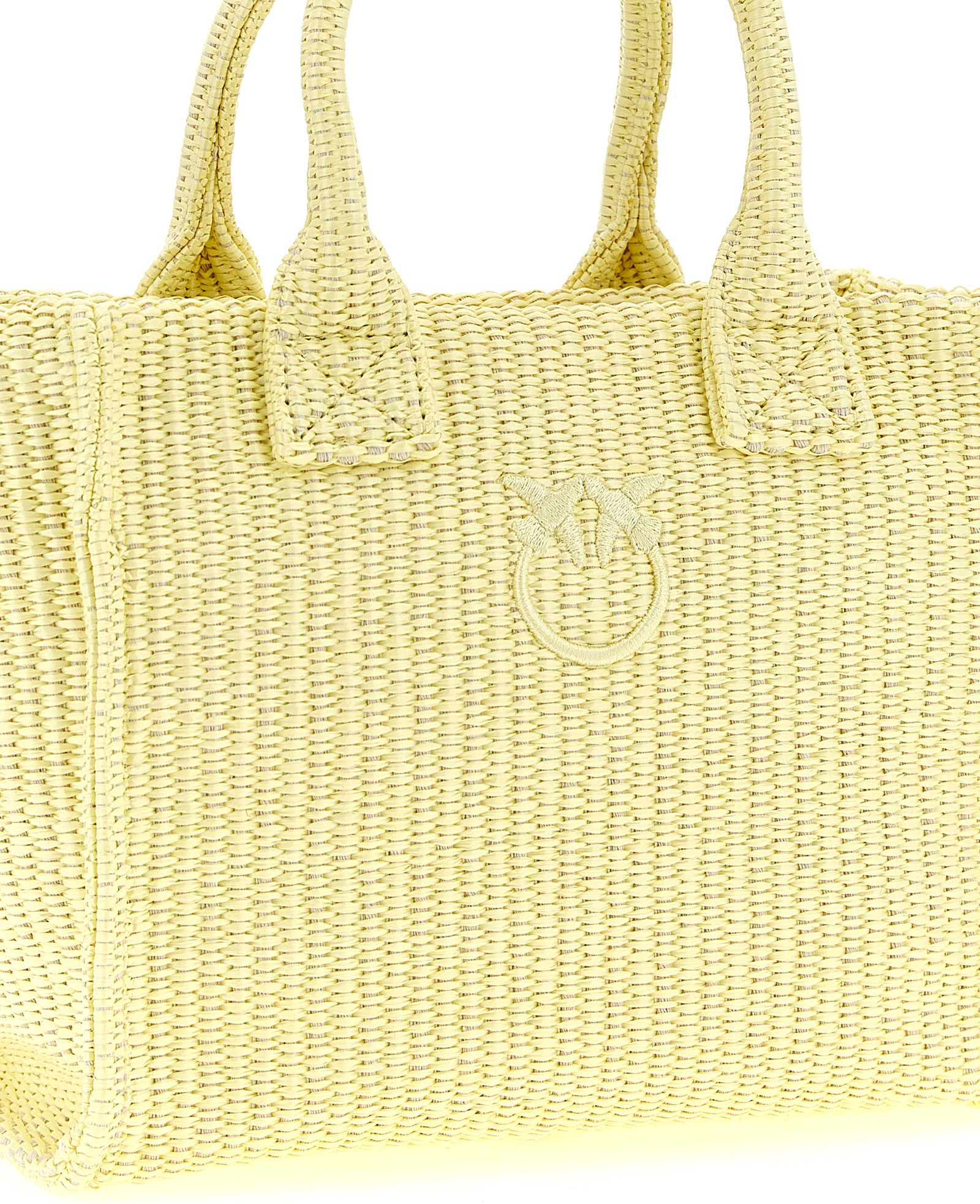 Bicolor Polypropylene Tote Bag Pinko
